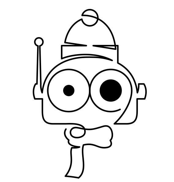 Cold Robot Design Logo